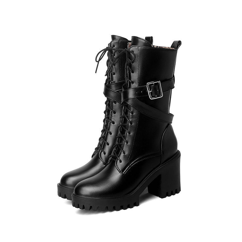 Women's Super-high Heel Martin Boots