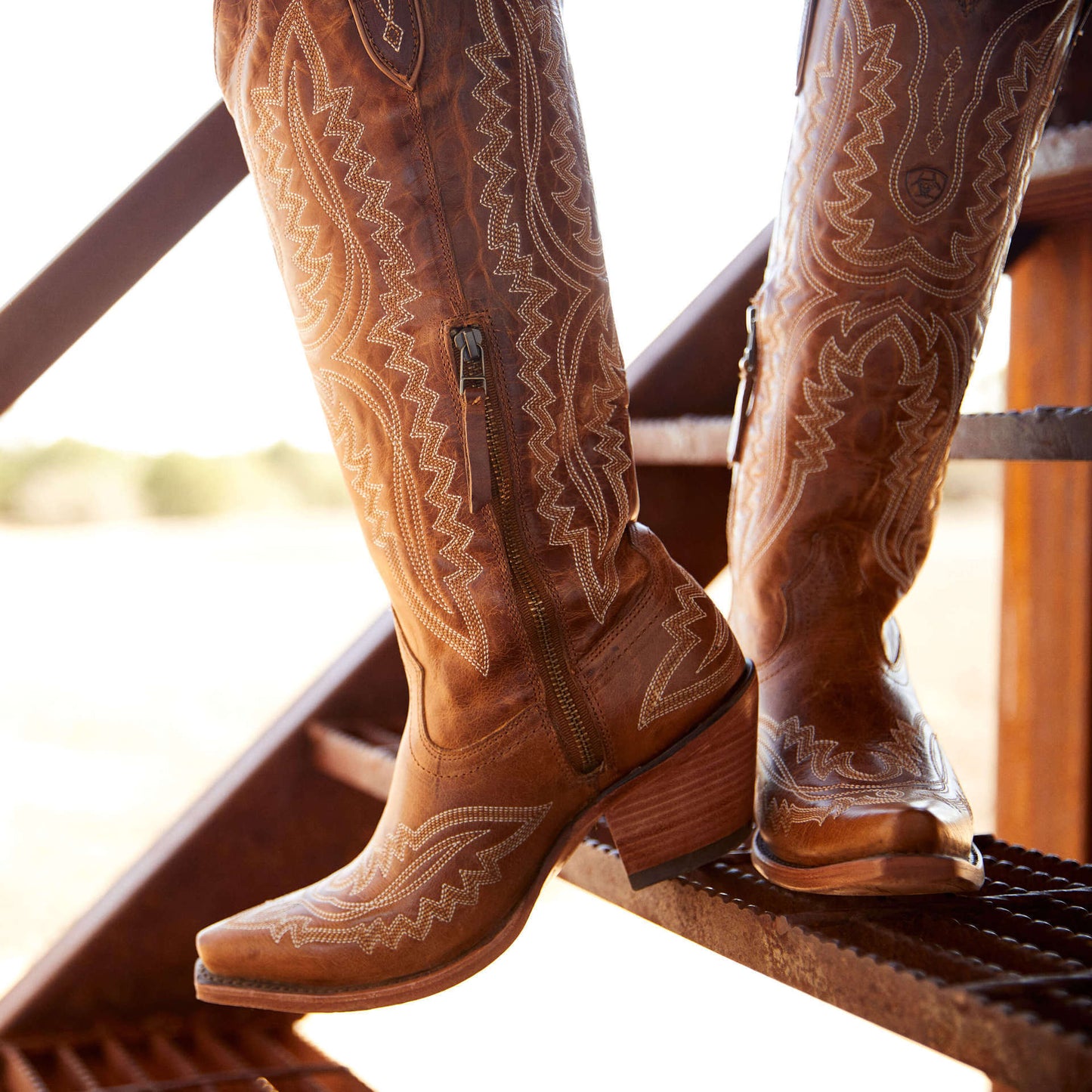 Women's Pointed Toe Chunky Heel High-top Plus Size Western Style Cowboy Boot