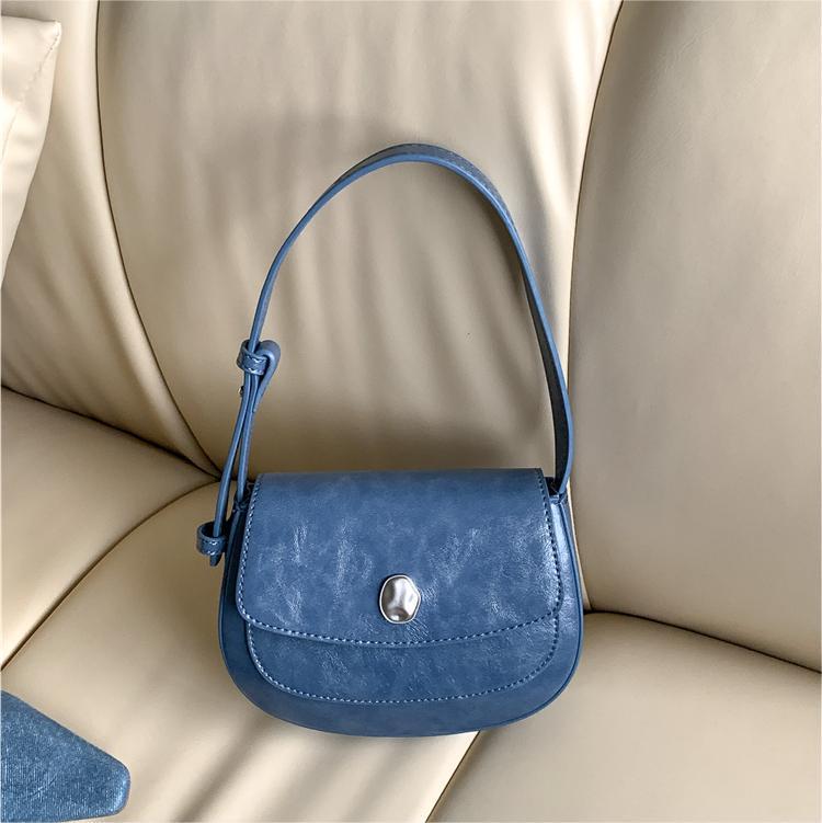 Women's Solid Color Simple Flap Messenger Bag