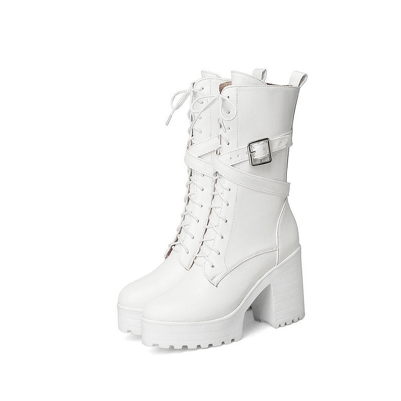 Women's Super-high Heel Martin Boots